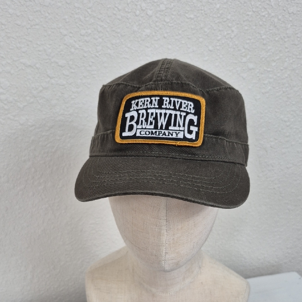Kren River Brewing Co. Olive Green Military Style Hat OSFM Otto